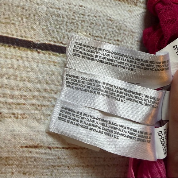 GapBody Lace Convertible Strap Bralette Bundle Women’s Medium Pink Red Grey - Picture 10 of 11